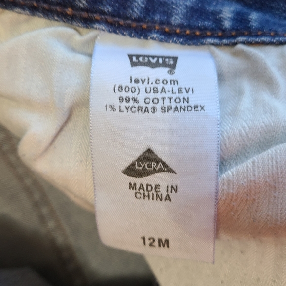 Levi's Red Tab High Rise Flare Cut Blue Jeans, Size: Medium (12), Color: Blue - Picture 7 of 14